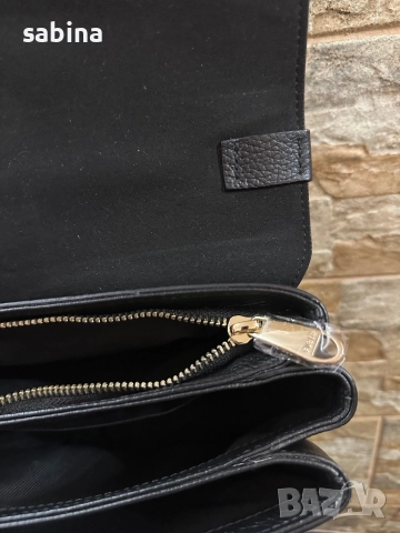 Дамска чанта FURLA Dafne S top handle black, снимка 8 - Чанти - 52957637