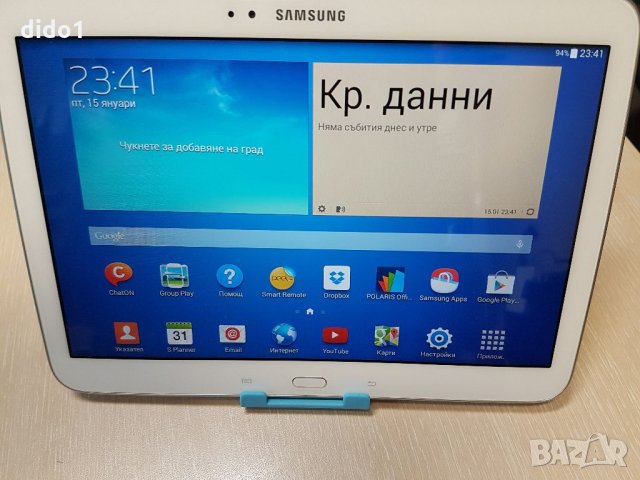 Таблет Samsung tab3 10,1 инча За части , снимка 4 - Таблети - 35780171