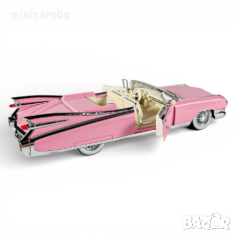 Метални коли ретро кабриолет Cadillac Eldorado - Big Rocket, снимка 7 - Колекции - 52931479