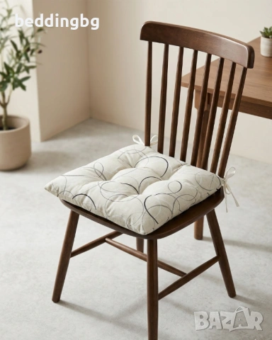 Комфортни Възглавници за Стол (Седалки) – 100% Памук | Българско Производство, снимка 7 - Възглавници - 53752740