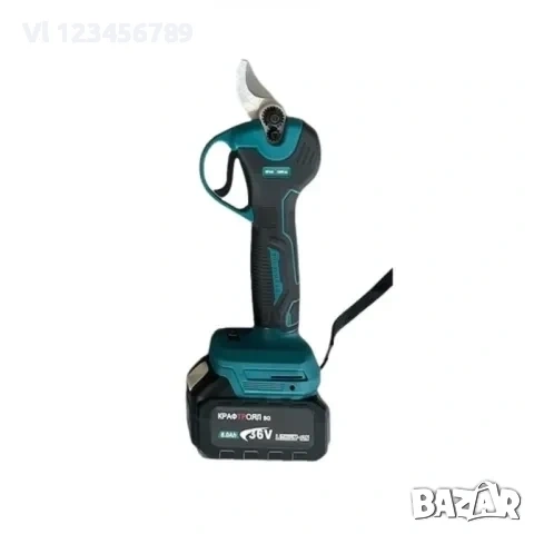 Акумулаторен Тример/ храсторез+Резачка 15 см.+лозарска ножица KraftRoyal. 36V/8Ah., снимка 4 - Градинска техника - 53843440