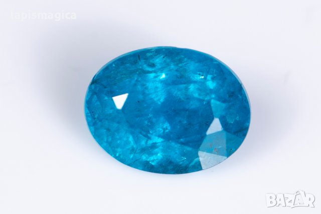 Син апатит 1.63ct овална шлифовка