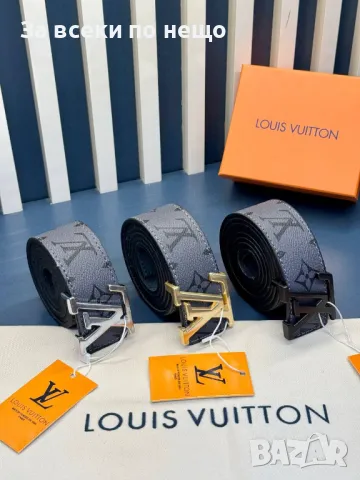 Louis Vuitton Колан Естествена Кожа Луис Витон Код D2074, снимка 4 - Колани - 49405553