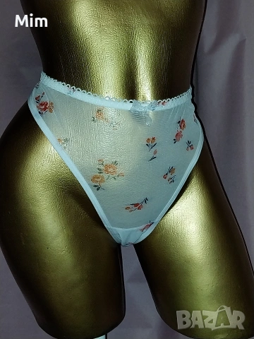 XL Бяла еластична полупрашка от прозрачен еластичен тюл на нежни цветя , снимка 4 - Бельо - 53299863