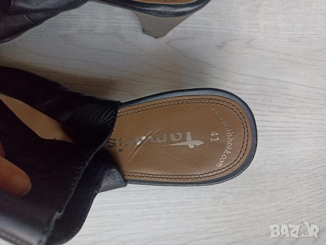 Дамски сандали Tamaris естествена кожа, снимка 4 - Сандали - 53724935