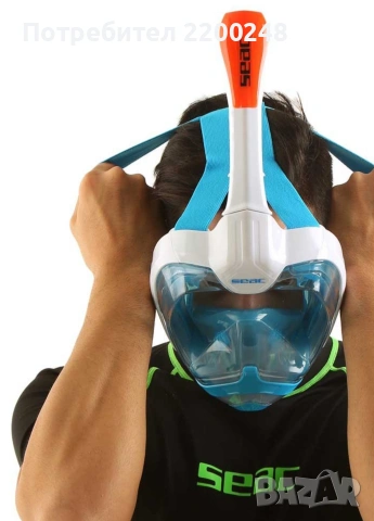 Маска за гмуркане, снимка 4 - Спортна екипировка - 53274056