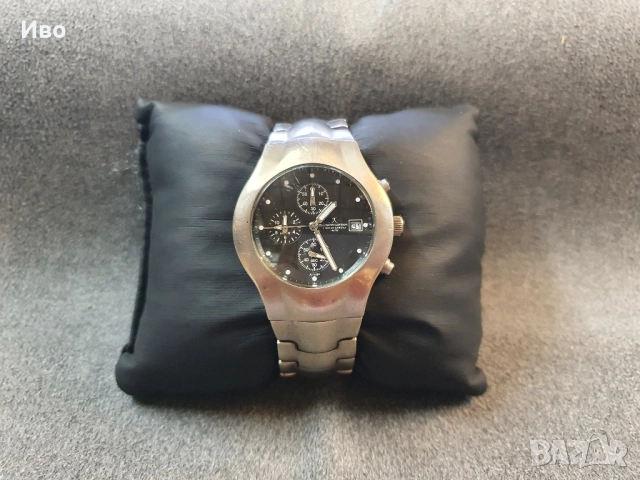 Мъжки часовник jacques cantani jc-1080. Титаниев корпус, хронограф. Отлично техническо състояние. Мн