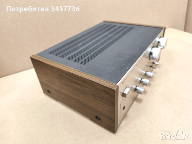 Винтидж Японски Стерео Усилвател SONY TA-1630 с дървени страници TAC-17, снимка 3 - Ресийвъри, усилватели, смесителни пултове - 53467560