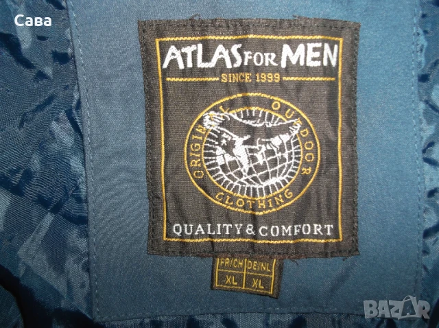 Якета пролет,есен ATLAS  мъжки,ХЛ-2ХЛ /черно и синьо/, снимка 5 - Якета - 42759755