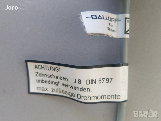 Индуктивен сензор за близост Balluff, снимка 8 - Друга електроника - 51757389