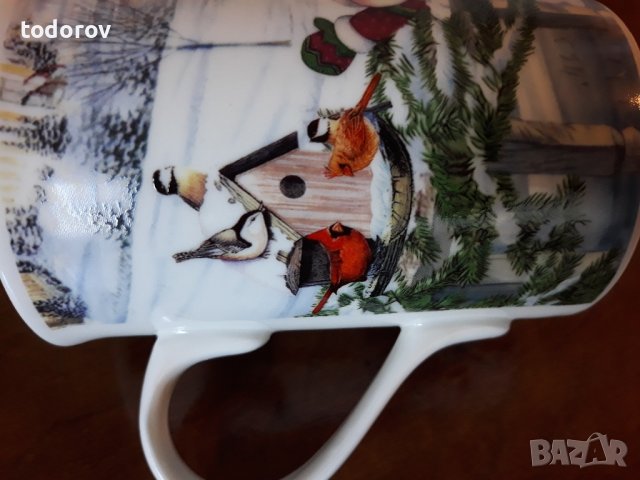 Чаша коледна , снимка 2 - Чаши - 42536289