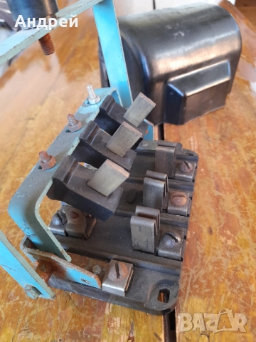 Стар електрически трифазен шалтер,прекъсвач,изключвател,включвател, снимка 7 - Други ценни предмети - 52804676