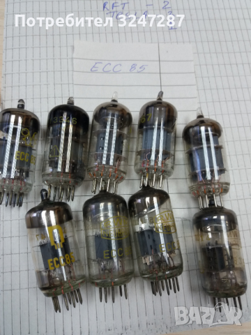 Радиолампи ECC списък, снимка 11 - Други - 36121924