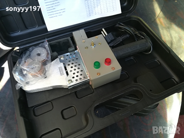 лепачка за тръби 3 глави с куфар 0604220952, снимка 8 - Куфари с инструменти - 36361253