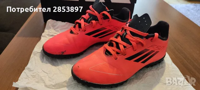 ADIDAS F50 Club Turf стоножки размер 34, снимка 3 - Футбол - 56205907