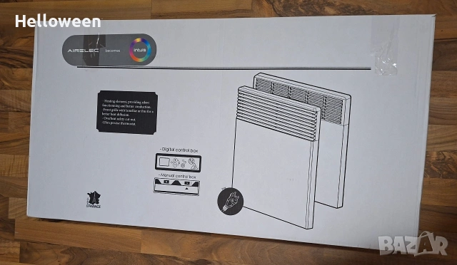 Чисто нов, в гаранция, конвектор AIRELEC BASIC PRO 2500W, снимка 2 - Отоплителни печки - 53134374