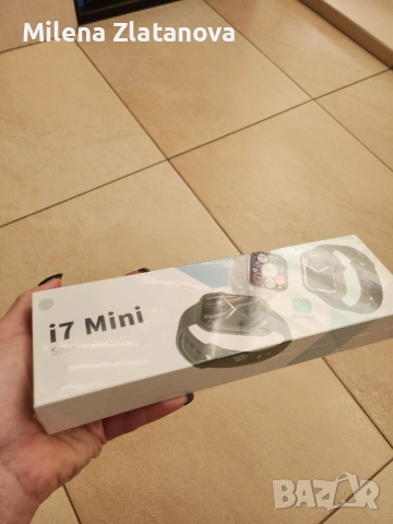 Чисто нов неразопакован смарт часовник I7 mini, снимка 5 - Дамски - 52505997