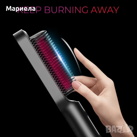 Четка за изправяне на коса Tymo / 5 температурни настройки, снимка 2 - Преси за коса - 51092283