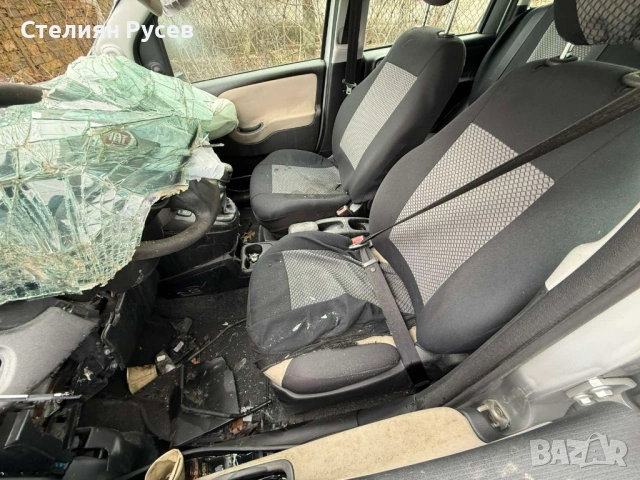 fiat panda 1.2i бензин ЦЯЛА ЗА ЧАСТИ ЦЕНА 350 ЕВРО ЗА ЦЯЛА   51 киловата двигател 08,03,2013г - ИМА , снимка 5 - Автомобили и джипове - 53393880