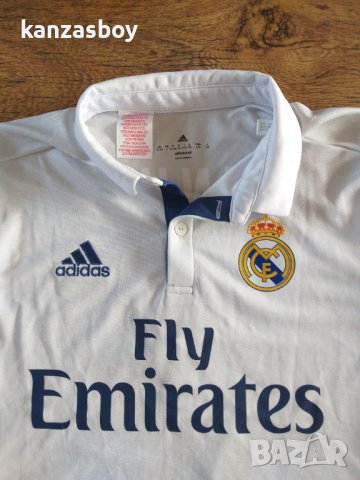 adidas Real Madrid 16/17 - страхотна юношеска блуза, снимка 1 - Детски анцузи и суичери - 41926647