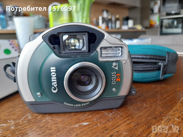 Тестван с филм фотоапарат водо и снего устойчив Canon IXUS X-1 с филм Kodak ULTRA, снимка 2 - Фотоапарати - 53524308