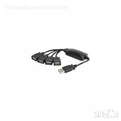 0428 Хъб с 4 порта, USB разпределител, снимка 3 - Друга електроника - 35797041