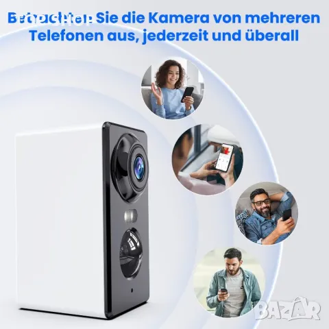 Elemage ZS- GQ3 2K камера акумулаторна със соларен панел., снимка 14 - Комплекти за видеонаблюдение - 49227065