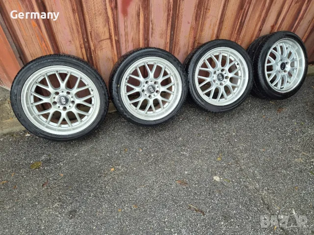 джанти за бмв bmw e36 e46 e90 e30 f30 17 цола 5x120 asa revolution by bbs спорт пакет, снимка 4 - Гуми и джанти - 48193618