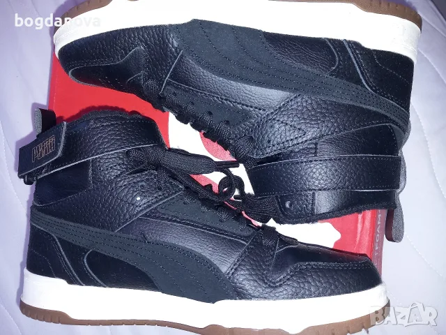 оригинални спортни кожени обувки на Puma, снимка 5 - Детски маратонки - 56172148