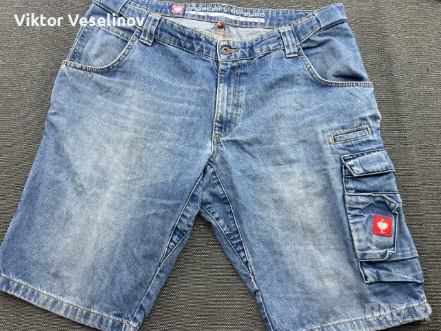 Engelbert Strauss Motion Мъжки Къси Панталони Размер 56 Работни Шорти Дънки, снимка 1