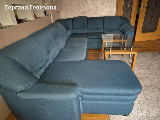 Удобен диван в П-образна форма, снимка 3 - Дивани и мека мебел - 53560216