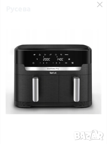 Двоен фритюрник без мазнина Tefal DUAL, снимка 3 - Съдове за готвене - 53573792