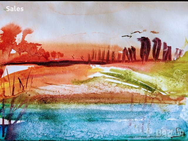 Картини Акварел , снимка 14 - Картини - 41185772