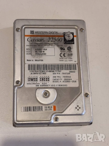 Малки хард дискове за ретро компютри, снимка 3 - Твърди дискове - 53076520