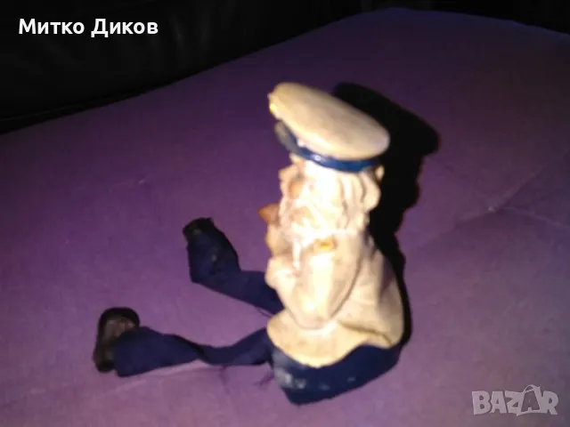 ПОЛИРЕЗИНОВА ДЕКОРАТИВНА ФИГУРКА на МОРЯК, снимка 4 - Декорация за дома - 49923812