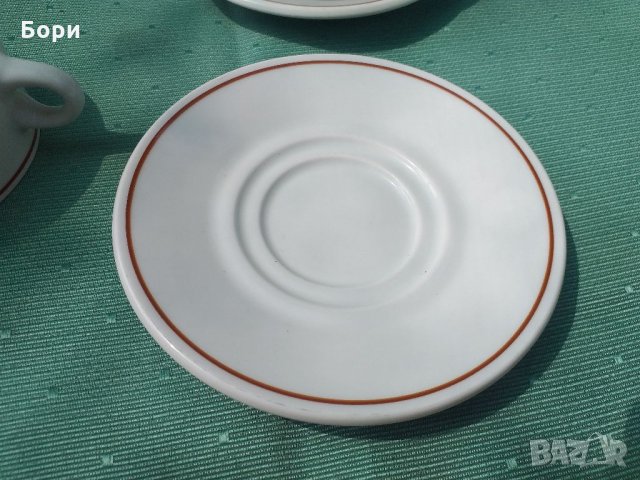 Порцеланови купи с чинийки, снимка 8 - Чинии - 33960999