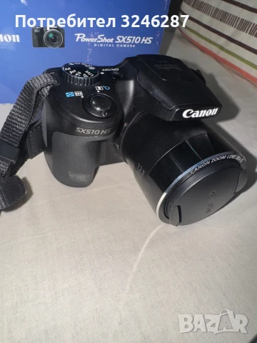 CANON PowerShot sx510 hs + калъф, снимка 2 - Фотоапарати - 50788536