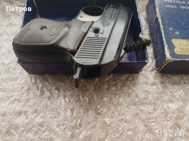 Пистолет Lancia Razzi Mod.1900 6mm.Антика.Модел 1900 г., снимка 12 - Въздушно оръжие - 50922652