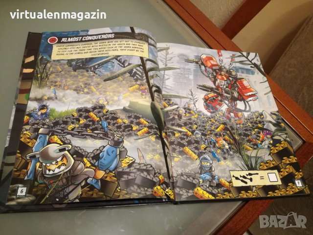 LEGO Ninjago - Лего нинджаго годишник от 2018 година, снимка 3 - Списания и комикси - 39448461