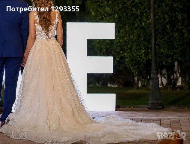 Сватбена рокля., снимка 2 - Рокли - 39460181