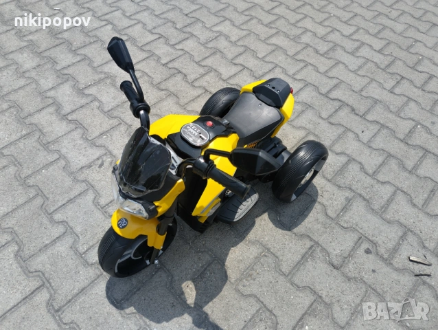 US Акумулаторен мотор COLOMBO жълт, снимка 3 - Детски велосипеди, триколки и коли - 53569576