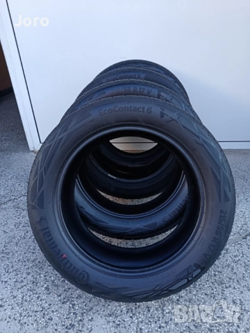 4 броя гуми Continental Eco Contact 6 в отлично състояние
