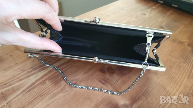 Черна чанта Клъч - Нова - 6 броя, снимка 7 - Чанти - 50802718