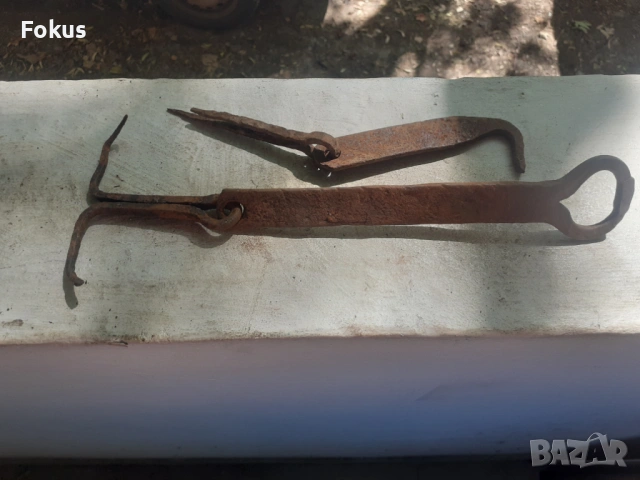 Стари ковани резета резе мандало за врата порта, снимка 4 - Антикварни и старинни предмети - 53277197