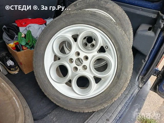 Оригинални джанти Alfa Romeo 16" (Speedline) с 4 бр. зимни гуми 205/55/16 (Hankook и Continental) 