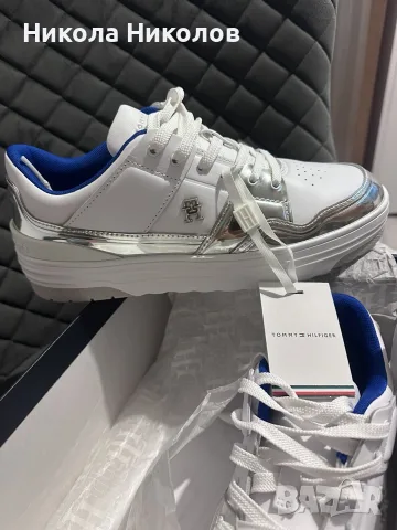 Дамски кецове Tommy Hilfiger, снимка 2 - Кецове - 56061491