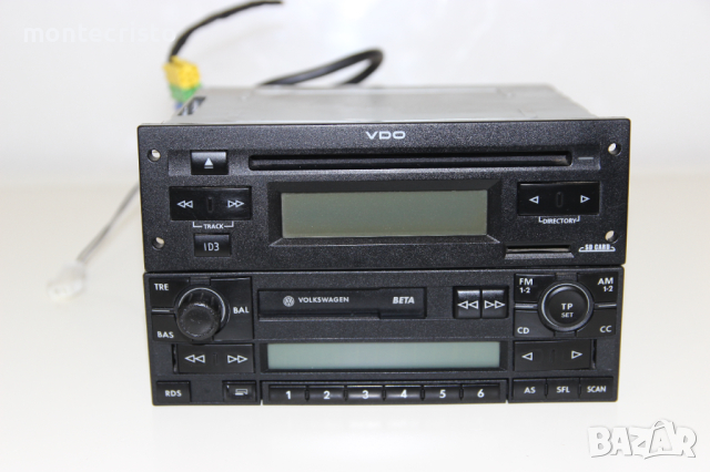 CD RADIO SD CARD VW Passat B5 (1997-2000г.) CHM105MP3 / 1J0035152F / двоен дин касетофон чейнджър