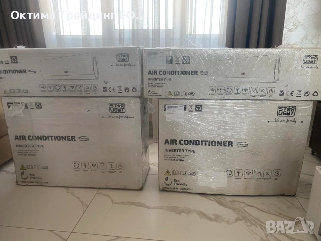 Климатик Star-Light ACT-09TSWF, 9000 BTU Wi-Fi, Клас A+++, 3D Air Flow, Gent-Wind Technology, 3D Inv, снимка 2 - Климатици - 51920566