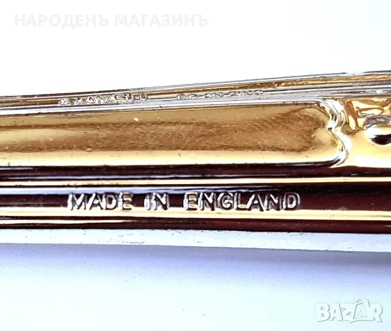 MAYELL - QUEEN ANNE - Англия - НОВ голям нож за торта с посребрена дръжка сервиз , снимка 9 - Други ценни предмети - 56119741