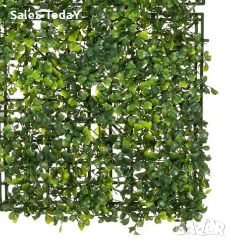 Изкуствени растения за стена, Детелина Плочка, Декоративна трева, 50*50см, снимка 3 - Декорация за дома - 49661841